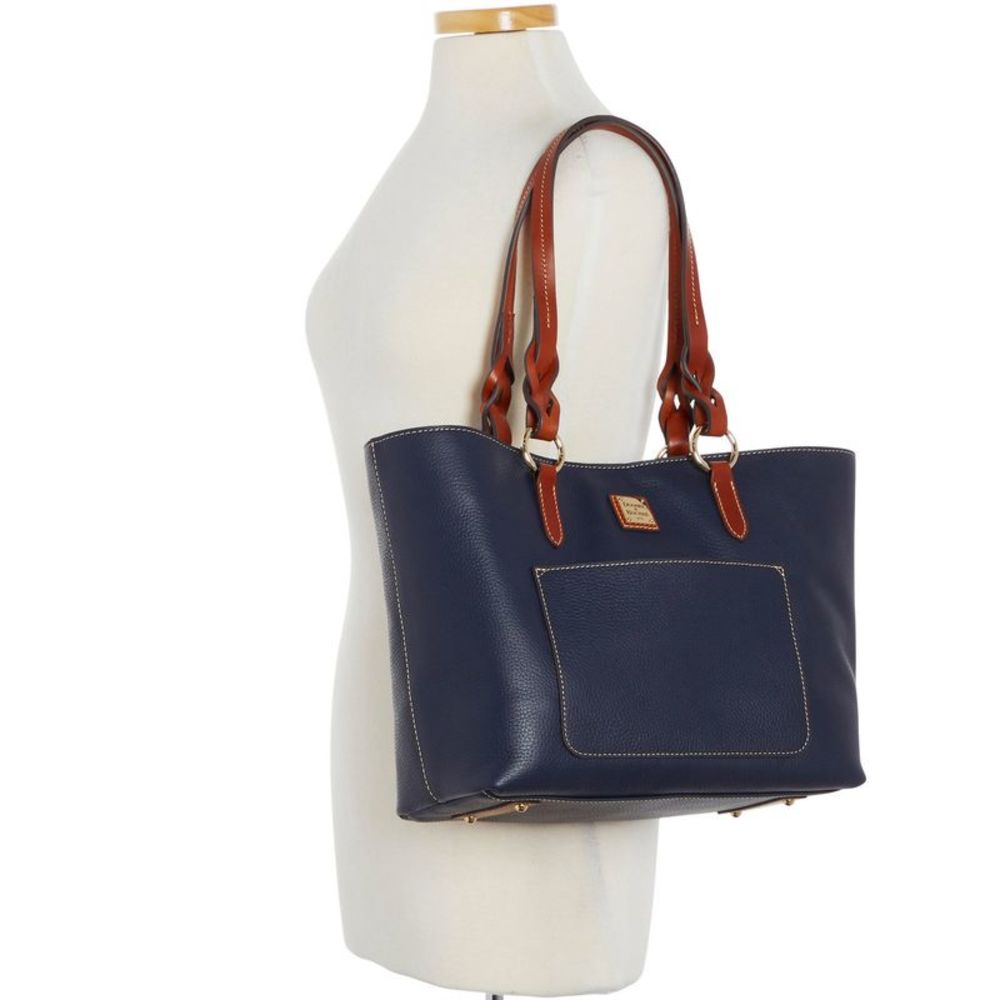 Dooney & Bourke Pebble Grain Tammy Tote - Midnight Blue - Picture 4 of 4